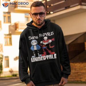 official friends sans and papyrus undertale shirt hoodie 2