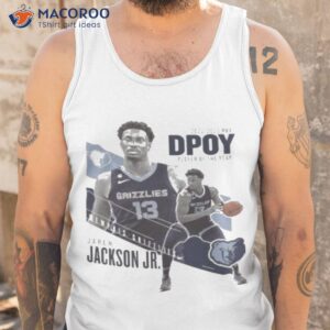 official jaren jackson jr memphis grizzlies 2023 nba defensive player of the year reverse t shirt tank top