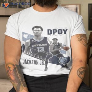 official jaren jackson jr memphis grizzlies 2023 nba defensive player of the year reverse t shirt tshirt