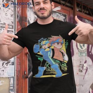 official mega man and lan shirt tshirt 1