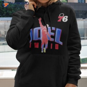 Nike Joel Embiid Black Philadelphia 76ers Hero Performance Shirt