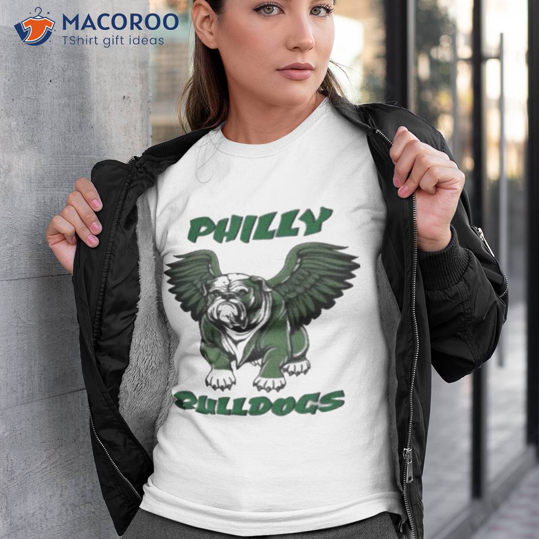 Philly Bulldogs Georgia Bird Dawgs Philadelphia Eagles Bulldogs Shirt