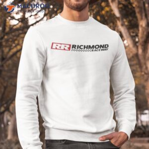 official richmond raceway horizontal logo t shirt sweatshirt