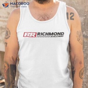 official richmond raceway horizontal logo t shirt tank top