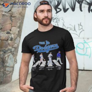 official the los angeles dodgers baseball abbey road signatures t shirt tshirt 3 1