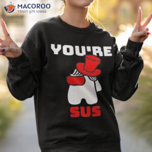 official youre sus red art t shirt sweatshirt 2