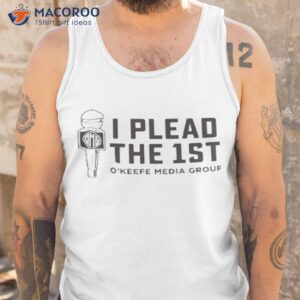 okeefe media group i plead the 1st shirt tank top