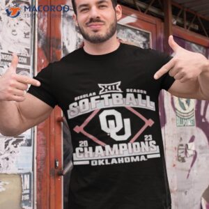 Oklahoma Sooners Regular Season Softball 2023 Champions Shirt