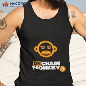 on chain monkey bitcoin shirt tank top 3