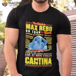 on tour at cantina mos eisley the max rebo band shirt tshirt