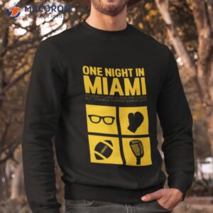 one night in mini jim brown shirt sweatshirt