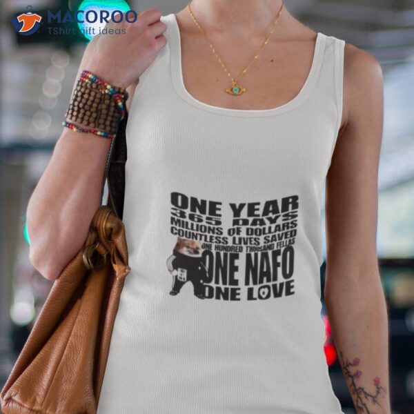 One Year 365 Days Millions Of Dollars Countless Shirt