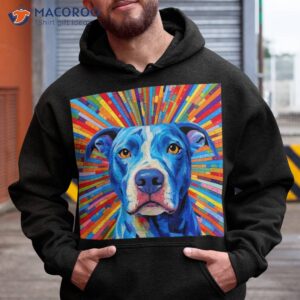 optical illusion bully breeds dog owner op art pit bull shirt hoodie