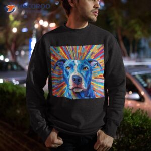 optical illusion bully breeds dog owner op art pit bull shirt sweatshirt