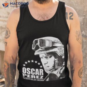 oscar perez heroe venezuelan 7 stars shirt tee resistance shirt tank top