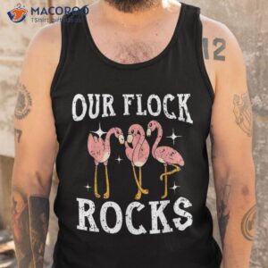 our flock rocks flamingo family group vacation matching shirt tank top