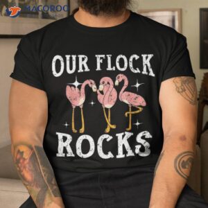 our flock rocks flamingo family group vacation matching shirt tshirt