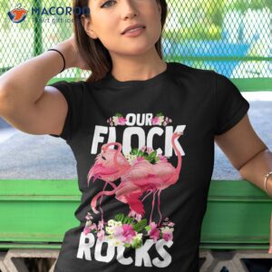 our flock rocks flamingo matching family vacation squad shirt tshirt 1