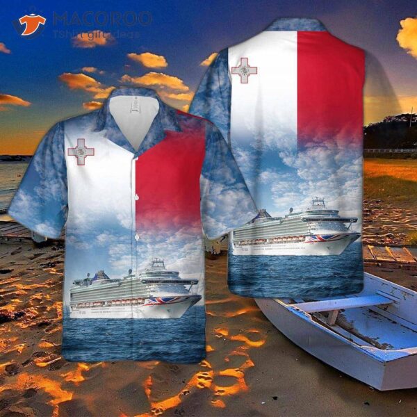 P&o Cruises Ms Azura Hawaiian-style Shirt