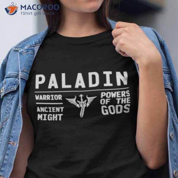 Paladin Lost Ark White Shirt