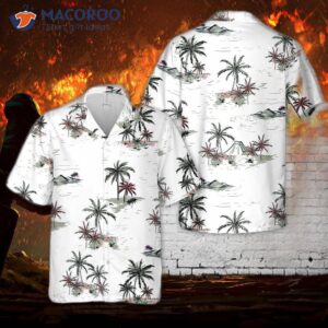 Palm Tree-printed Summer Hawaiian Shirt