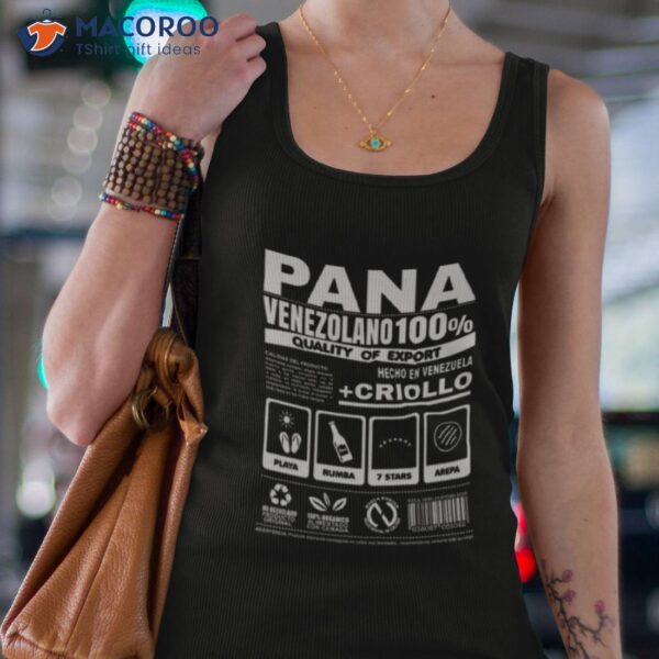 Pana Venezolano Funny Venezuela Shirt