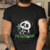 Panda Cannabis High Joke Panda Bear Shirt