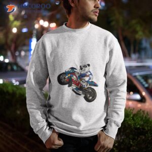 panda rider funny anime art shirt sweatshirt