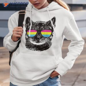 pansexual gay pride cat lgbt sunglasses shirt hoodie 3