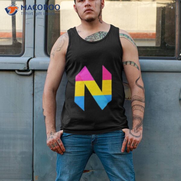 Pansexual Pride Neovim Logo Shirt