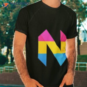 pansexual pride neovim logo shirt tshirt