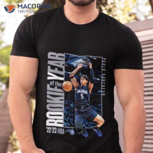 paolo banchero orlando 2023 nba rookie of the year momentum shirt tshirt