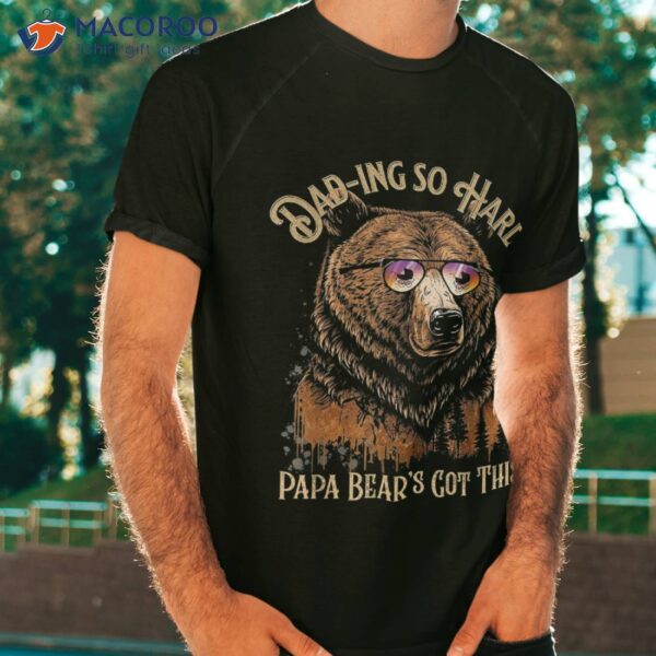 Papa Bear Funny Fathers Day Gift Shirt