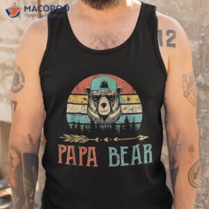 papa bear shirt vintage daddy wildling father s day dad tank top