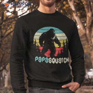 papasquatch shirt father s day bigfoot sasquatch papa gifts sweatshirt