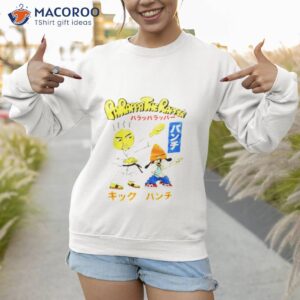 parappa the rapper kanji shirt sweatshirt