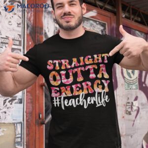 paraprofessional straight outta energy teacher life groovy shirt tshirt 1