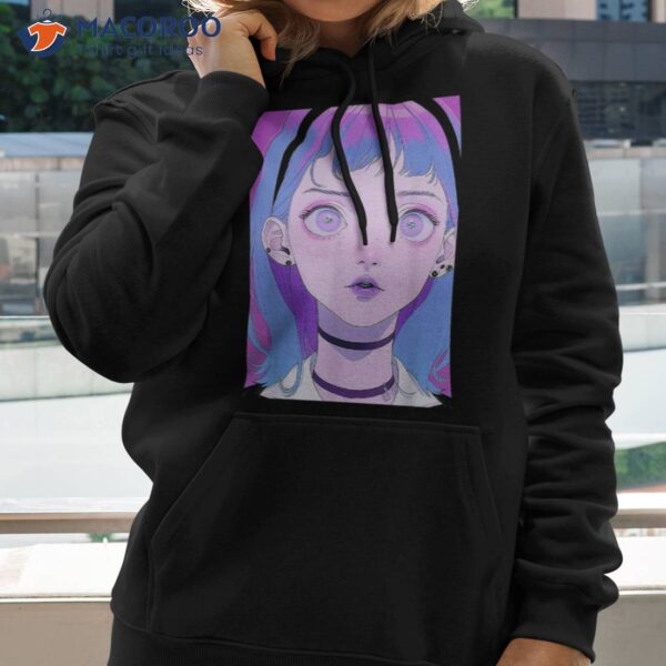 Pastel Goth Girl Kawaii Aesthetic Spooky Anime Waifu Shirt