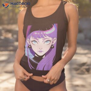 Pastel Goth Girl Kawaii Aesthetic Spooky Anime Waifu Shirt