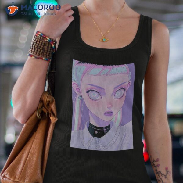 Pastel Goth Girl Kawaii Aesthetic Spooky Anime Waifu Shirt