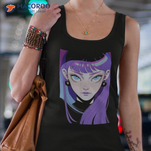 Pastel Goth Girl Kawaii Aesthetic Spooky Anime Waifu Shirt