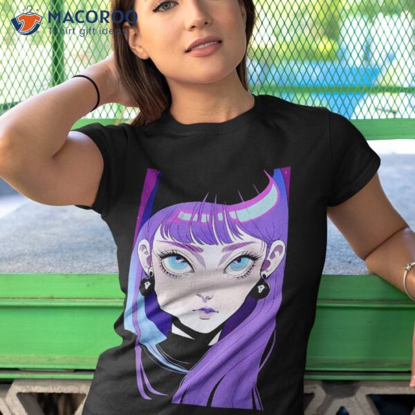 Pastel Goth Girl Kawaii Aesthetic Spooky Anime Waifu Shirt