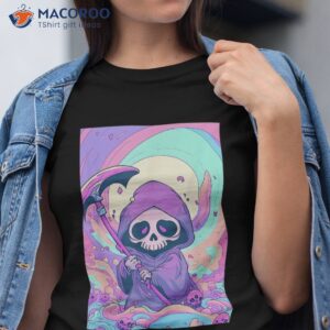 pastel goth grim reaper kawaii aesthetic spooky anime shirt tshirt 1