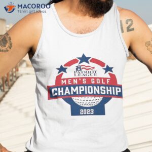 patriot league mens golf champions 2023 shirt tank top 3