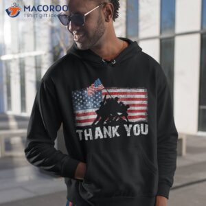 patriotic american flag thank you memorial day veteran shirt hoodie 1