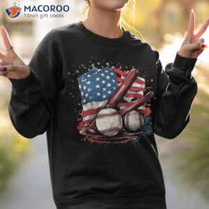 patriotic baseball 4th of july merica usa american flag amp acirc amp nbsp shirt sweatshirt 2