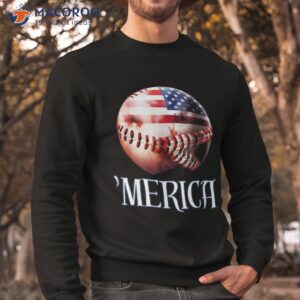 patriotic baseball 4th of july merica usa american flag amp acirc amp nbsp shirt sweatshirt