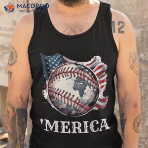 patriotic baseball 4th of july merica usa american flag amp acirc amp nbsp shirt tank top 2