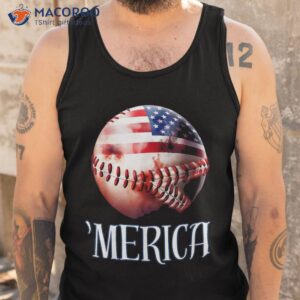 patriotic baseball 4th of july merica usa american flag amp acirc amp nbsp shirt tank top