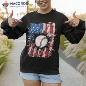 patriotic baseball 4th of july usa american flag boys shirt sweatshirt 1